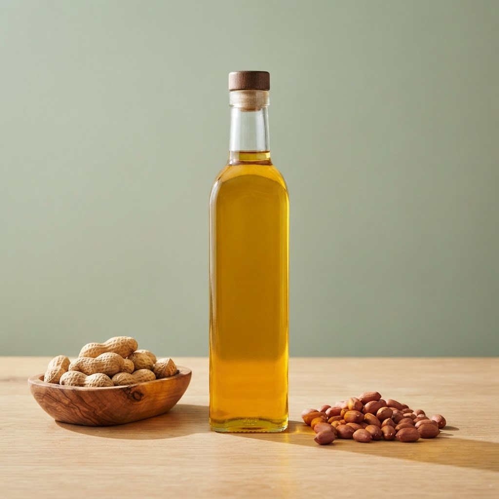 Cold-pressed groundnut oil